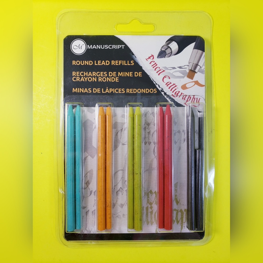 Manuscript Pencil Calligraphy Lead Refills Set